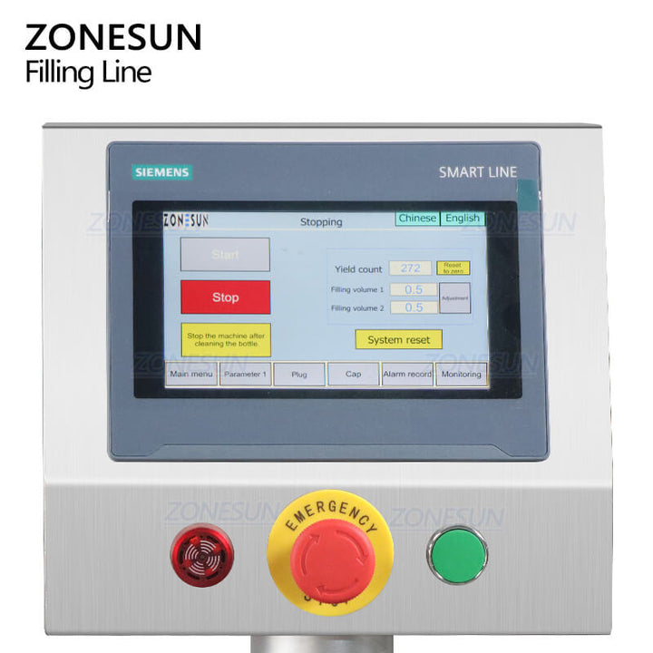 SIEMENS SPS-Bedienfeld für die Produktionslinie