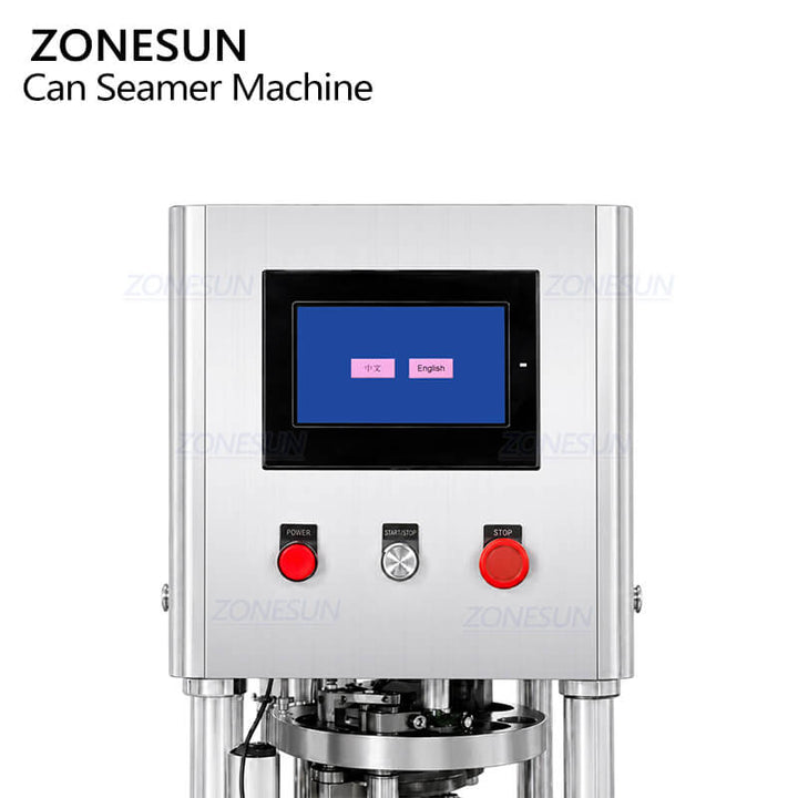 control panel of automatic metal can seaming machine