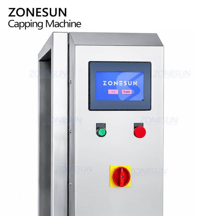 Bedienfeld der automatischen Vakuum-Dosenverschließmaschine