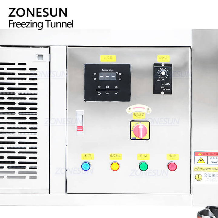 panoul de control al mașinii de tunel de congelare