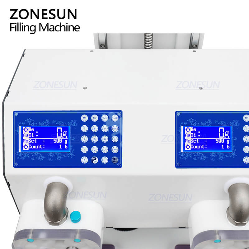 control panel of paste filling machine