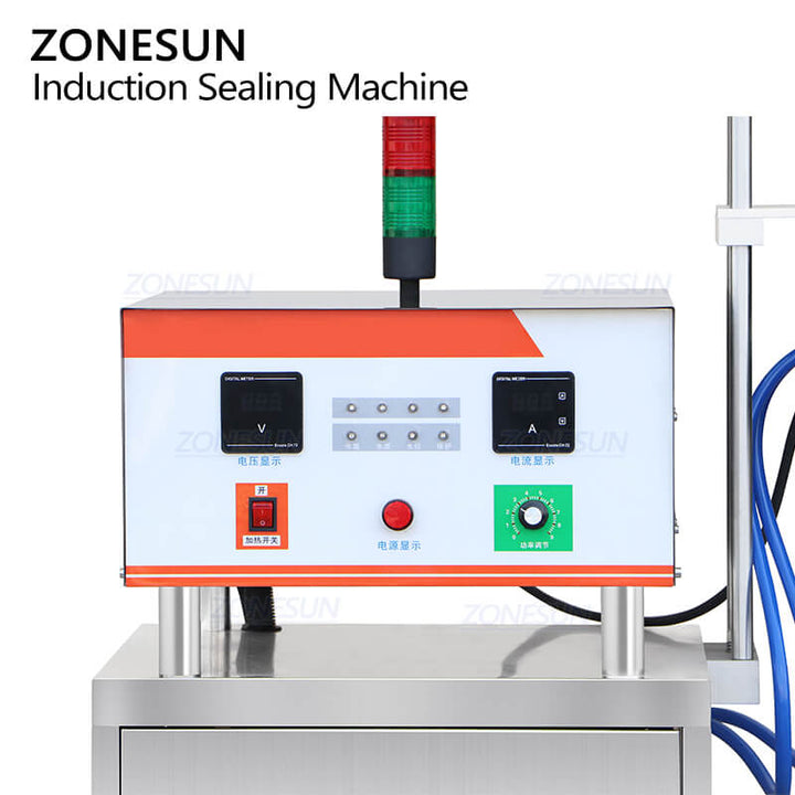 control panel of bottle induction sealing machine