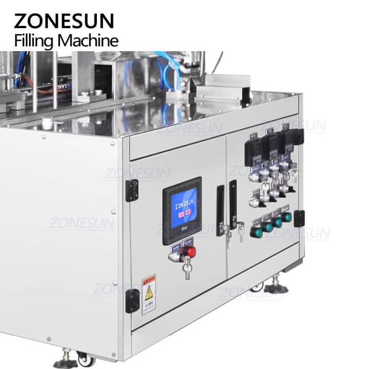 control panel of ZS-GTC1000 gable-top carton packaging machine