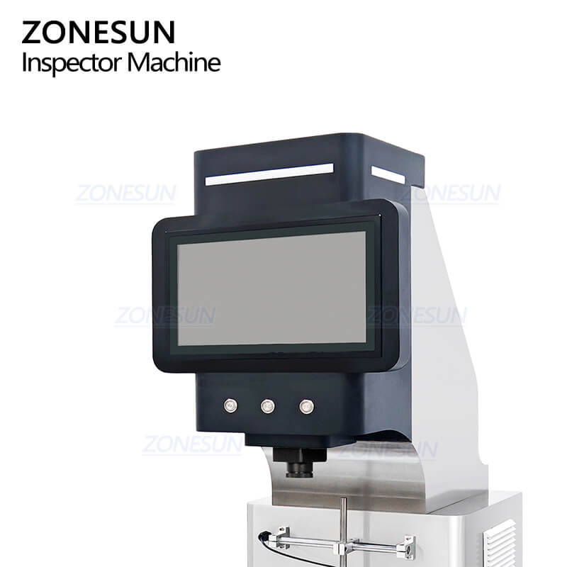 control panel of aluminum foil seal inspection machine