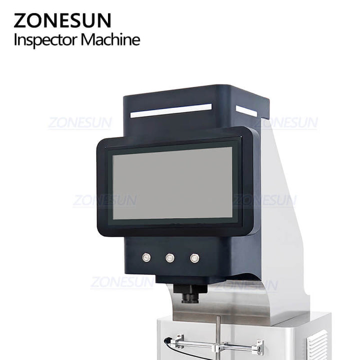 control panel of aluminum foil seal inspection machine
