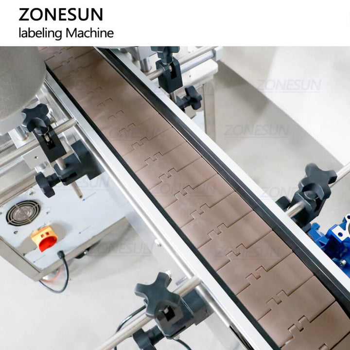 conveyor of ZS-TB300L automatic labeling machine for round bottle
