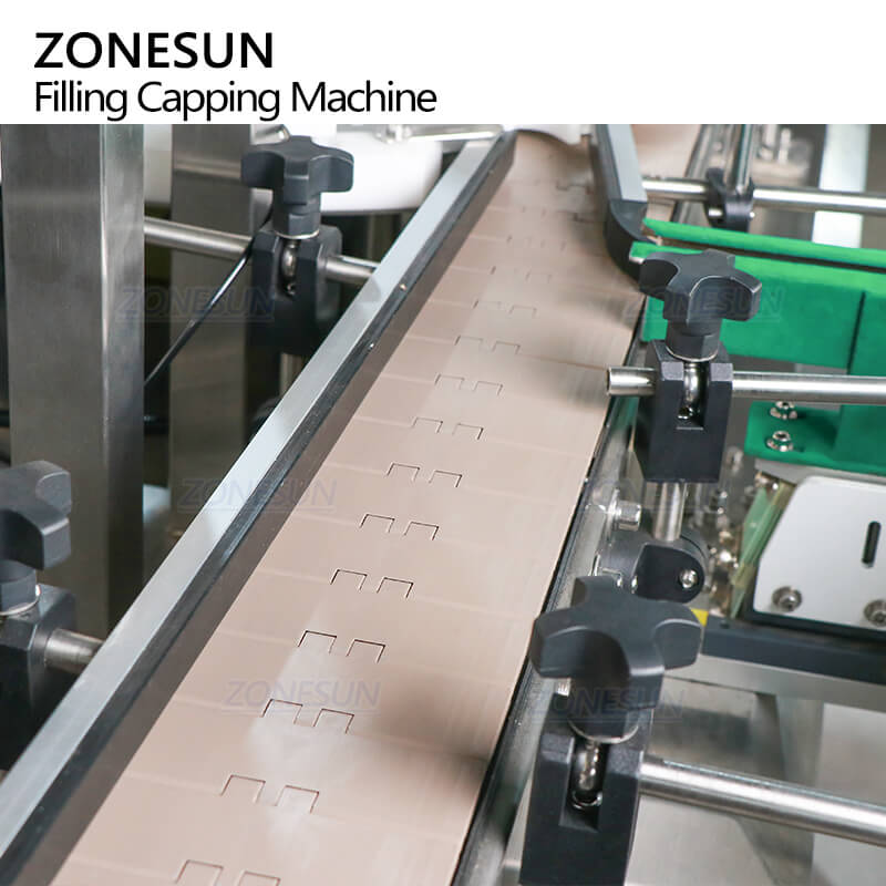 conveyor of compact automatic nail polish packaging machine