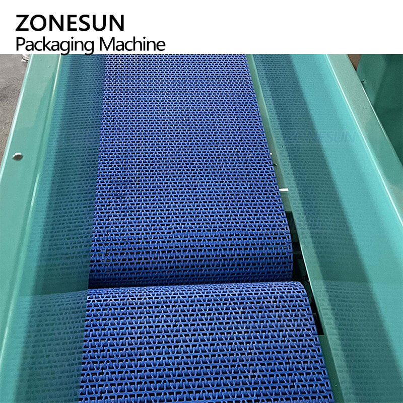 conveyor system of automatic granule packing machine
