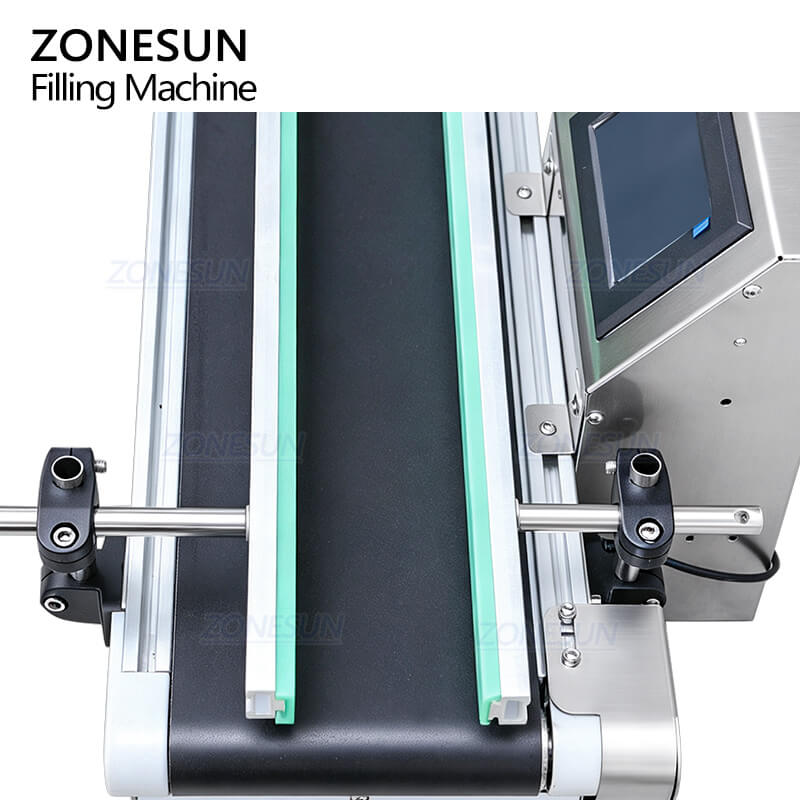 conveyor system of tabletop liquid filling machine for beverage