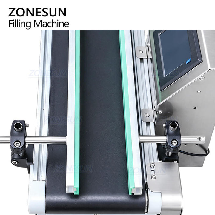conveyor system of tabletop liquid filling machine for beverage