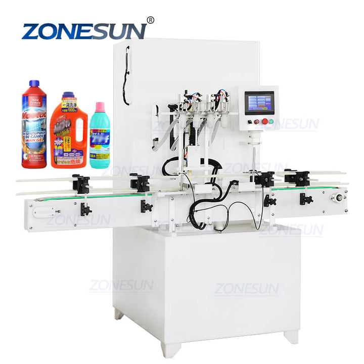 4 heads anti-corrosion filling machine