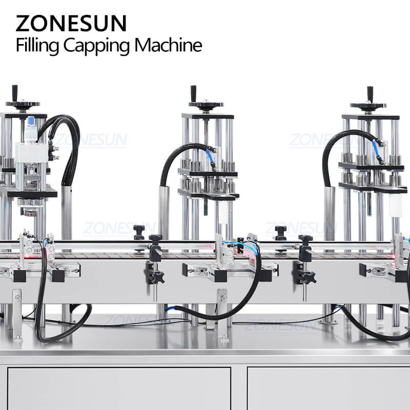 capping structure of perfume crimping machine