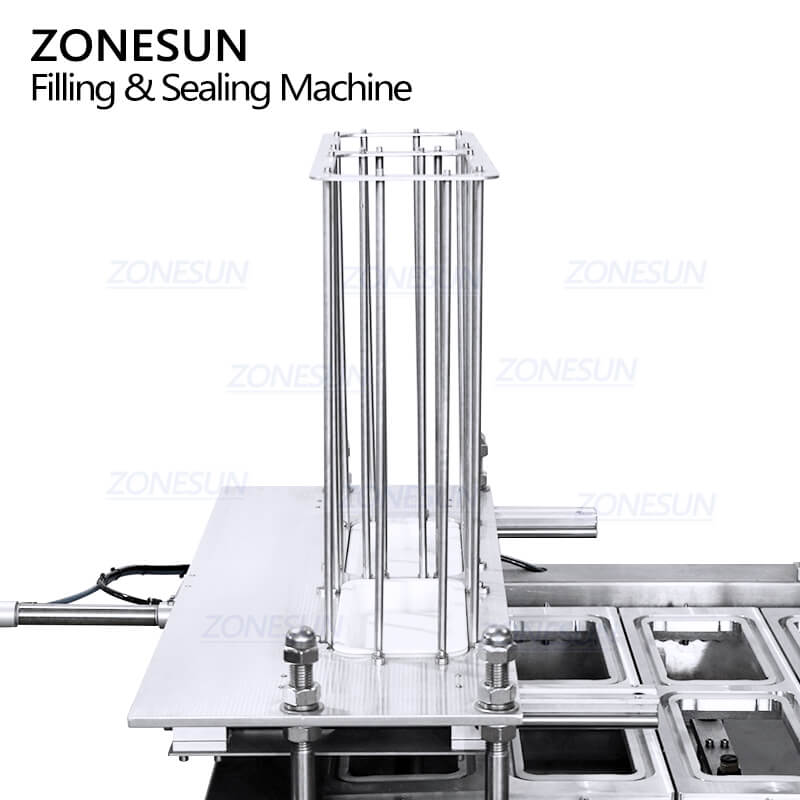 cup feeding structure of ZS-AFS01 cup filling sealing machine