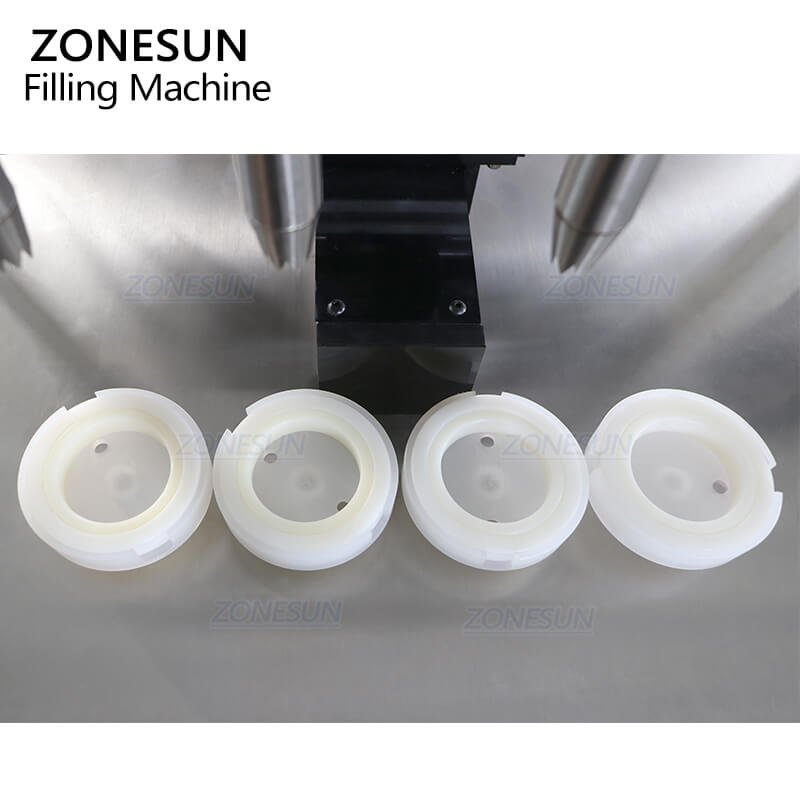 customized bottle molds of 4 color swirl filling machine