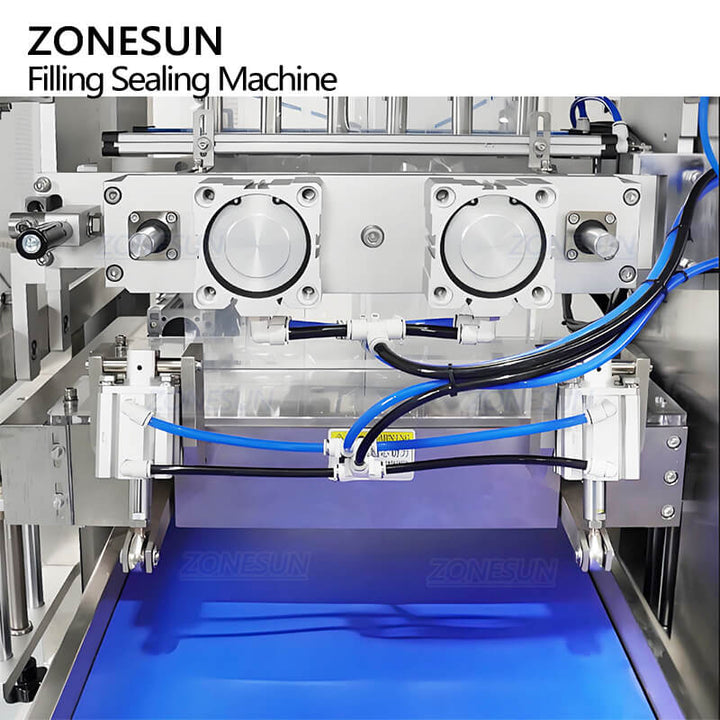 cutting structure of ZS-FS500K6 granule filling sealing packaging machine