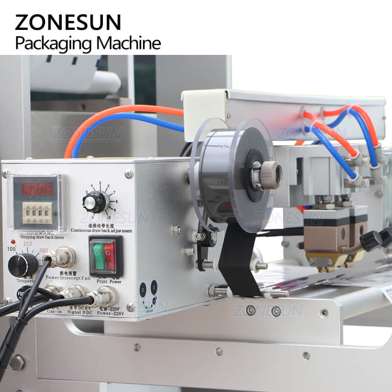 date coding system of sachet filling machine
