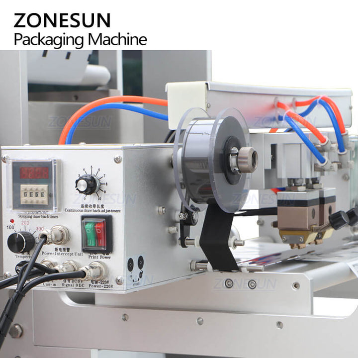 date coding system of sachet filling machine