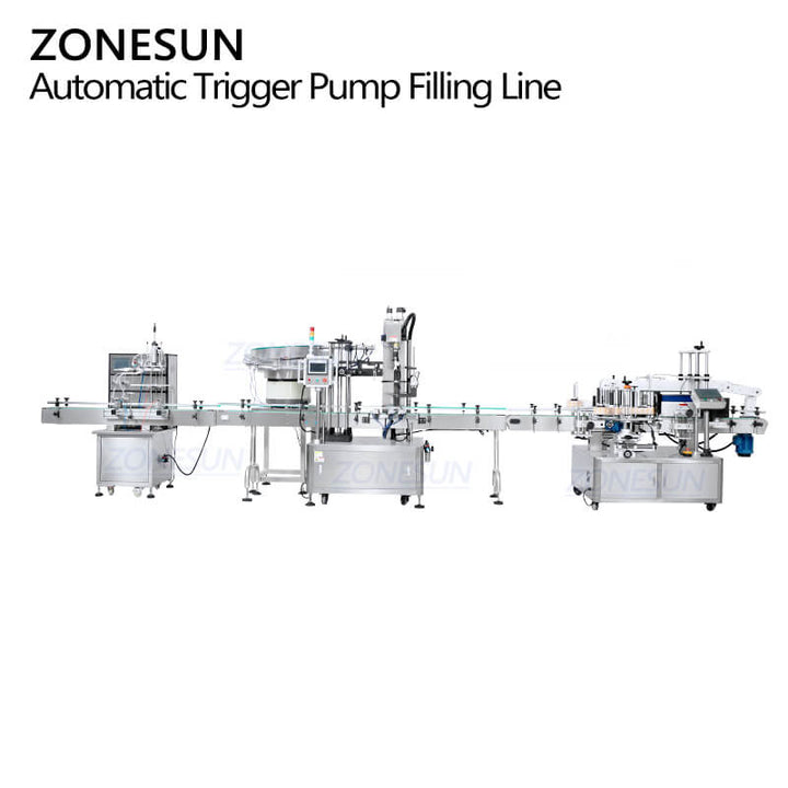 automatic liquid detergent filling line