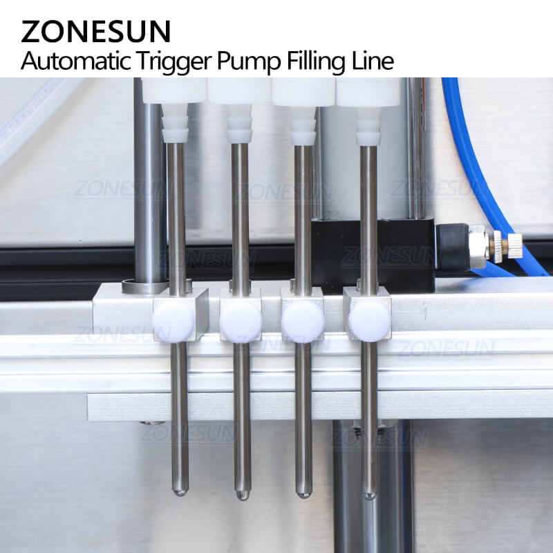 filling nozzle of liquid detergent filling line