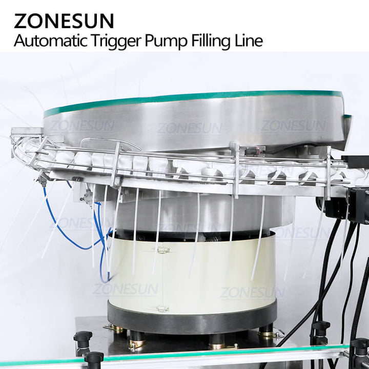 vibratory bowl sorter of liquid detergent filling line
