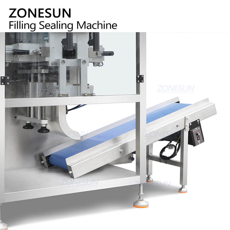 discharge conveyor of automatic granule packing machine