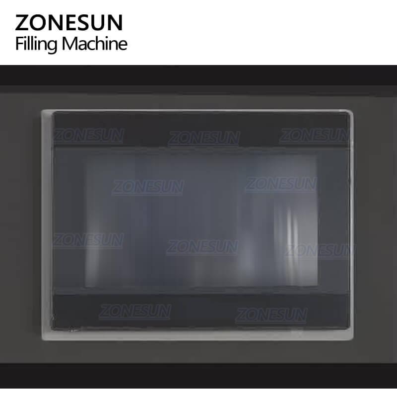 control panel of ZS-CRC automatic corrosive liquid filling machine