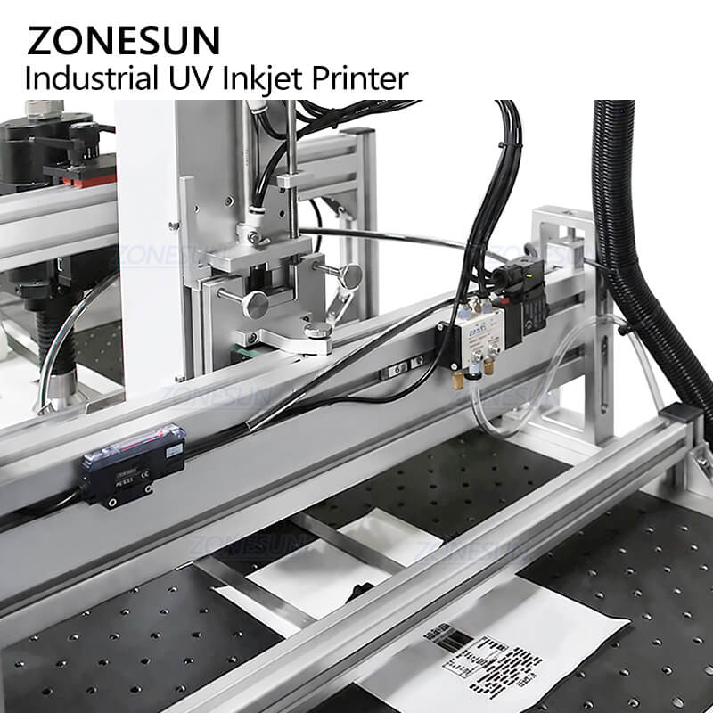 downward printing head of industrial UV inkjet printer