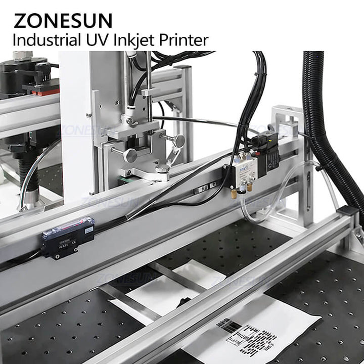 downward printing head of industrial UV inkjet printer
