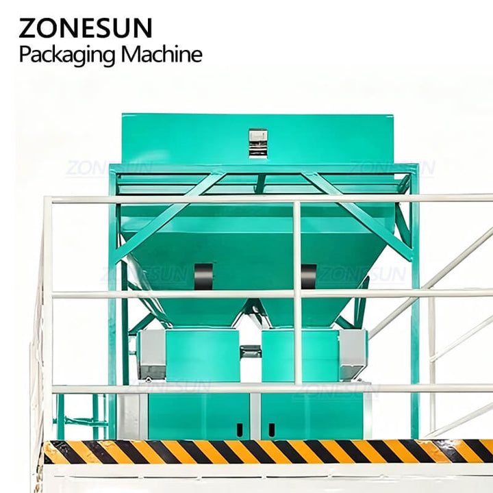 Dual Bucket Weighing System of fertilizer granules packaging machine