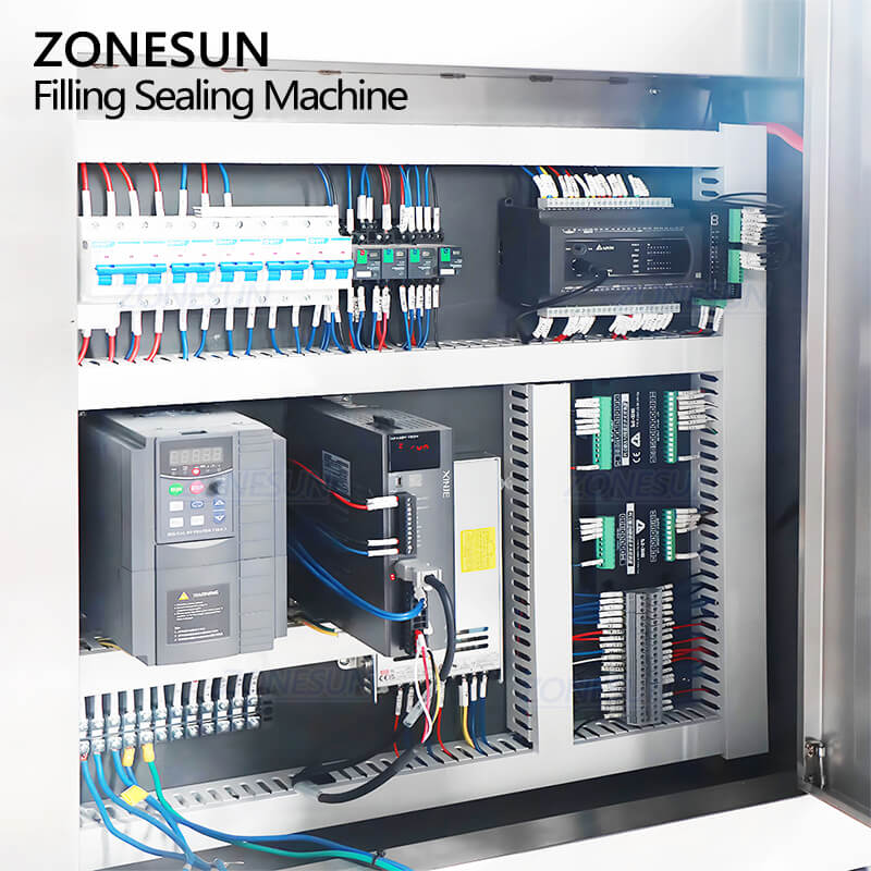 electric box of automatic rotor pump salad sauce packing machine