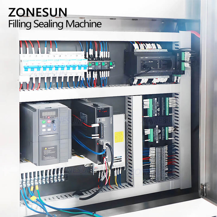 electric box of automatic rotor pump salad sauce packing machine