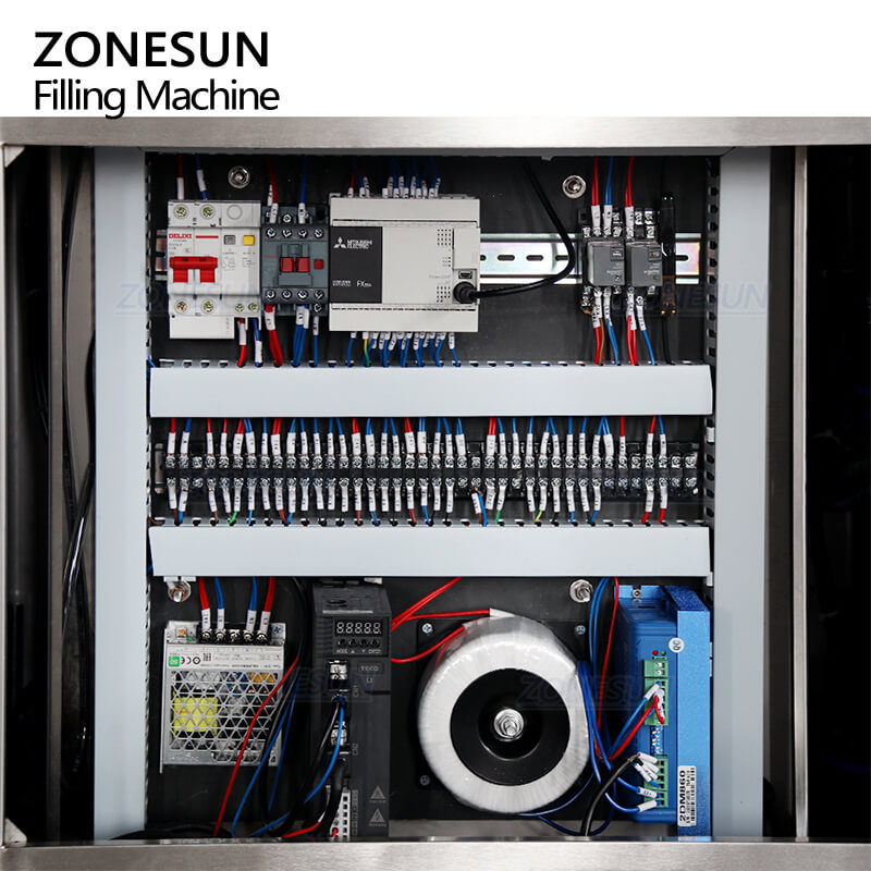 electric circuit of automatic piston pump  liquid filling machine