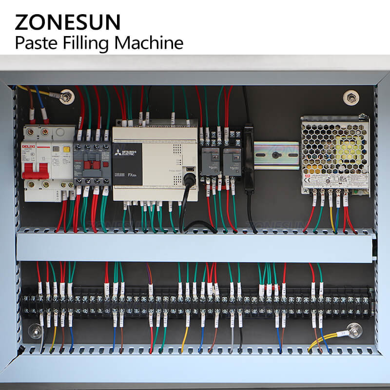 electric circuit of chili sauce filling machine