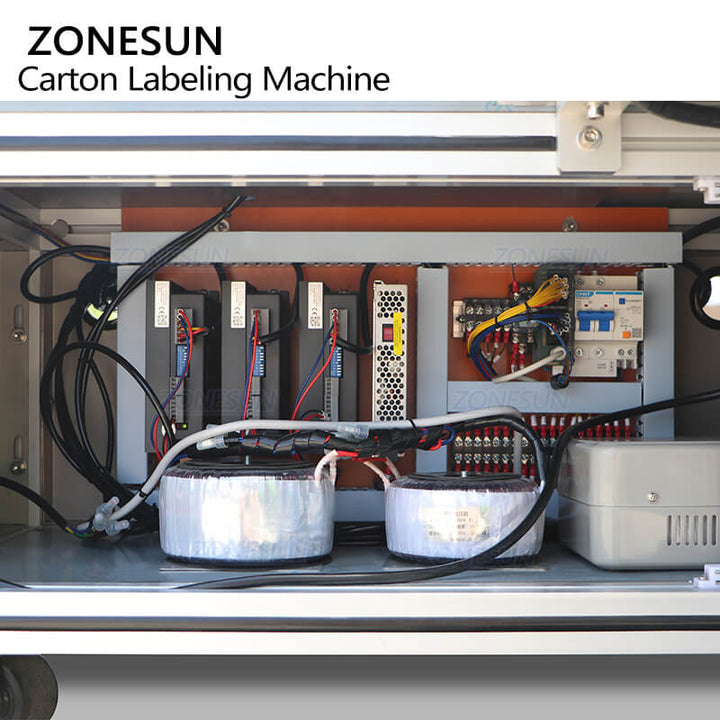 Armoire de commande électrique de la machine à étiqueter les cartons