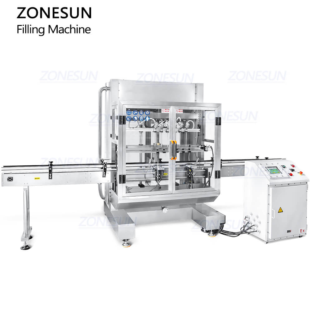 Flammable Chemical Liquid Explosion Proof Gravity Filling Machine ...