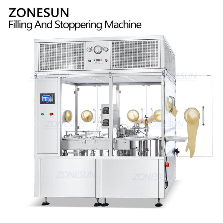 vial filling machine with laminar flow