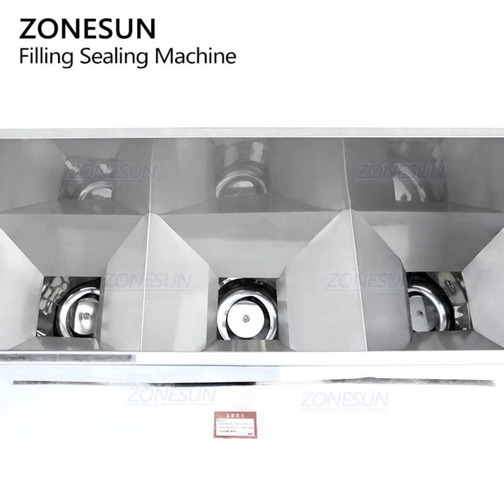 feeding hopper of gummy packing machine