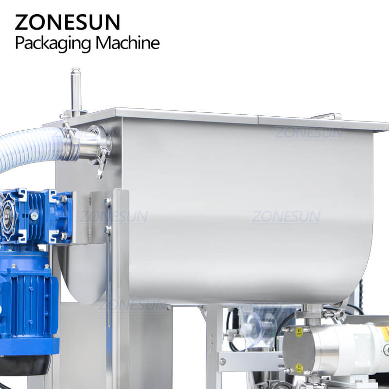 feeding hopper of automatic sachet filling machine