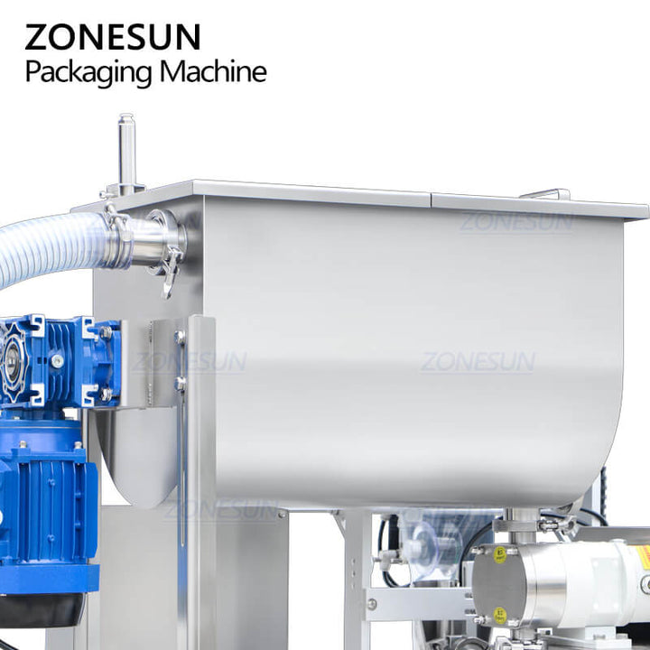 feeding hopper of automatic sachet filling machine
