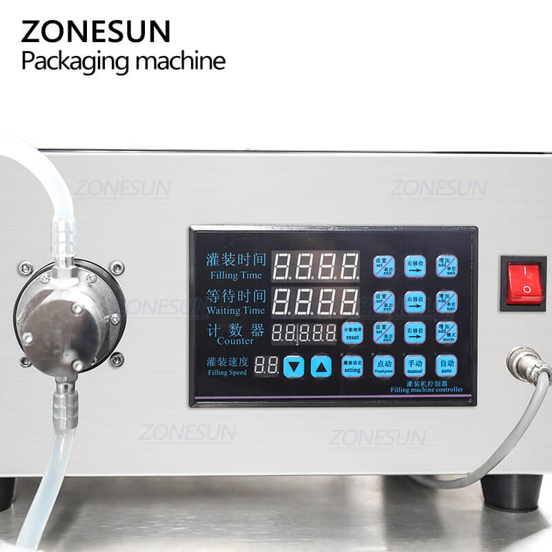 filling structure of automatic sachet liquid filling machine