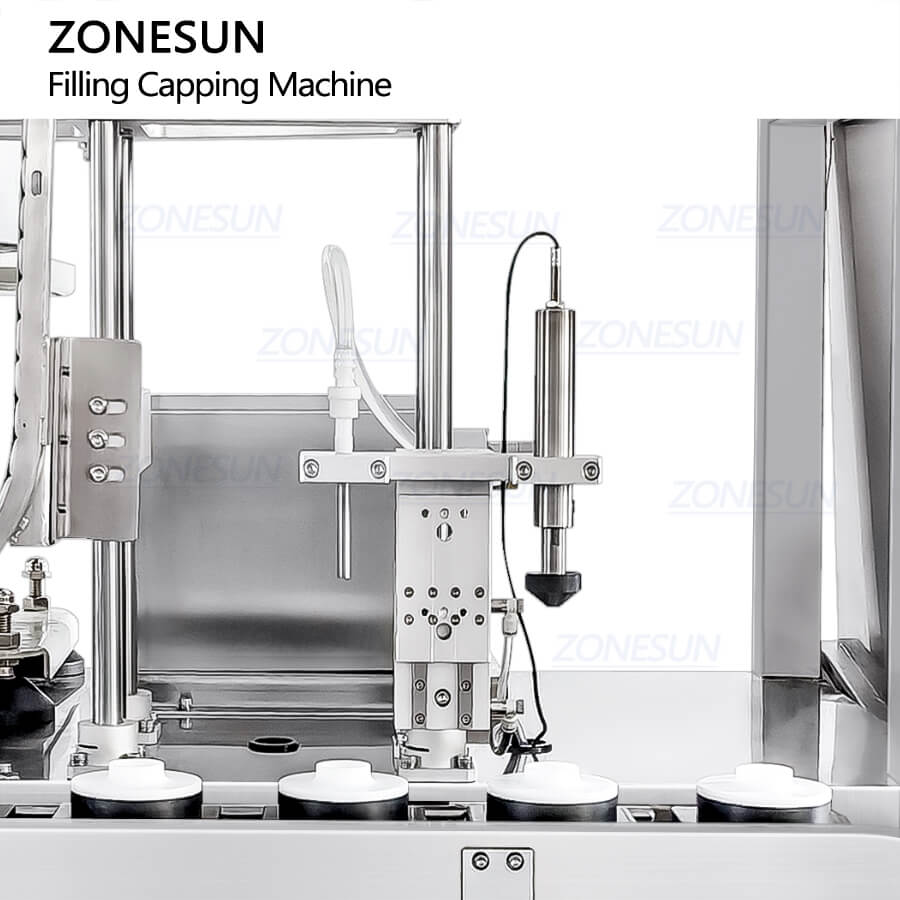 filling head of ZS-AFC48 automatic filling and capping machine