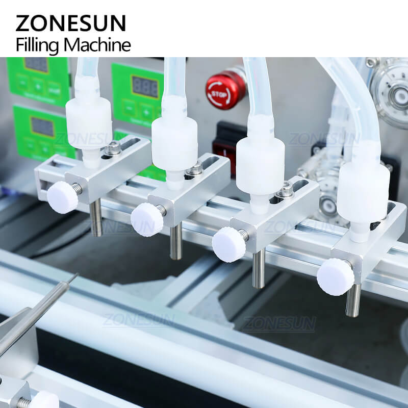 filling nozzles of liquid filler