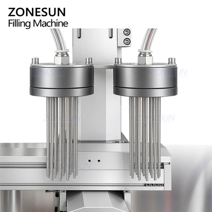 filling nozzles of cosmetic filling machine