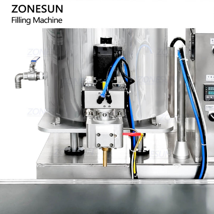 filling nozzle of ZS-VTGTL paste heating filling machine