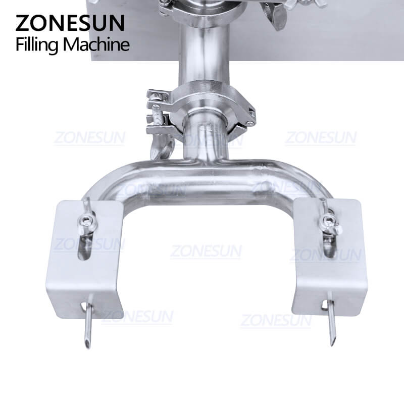 filling nozzles of cake injector filling machine