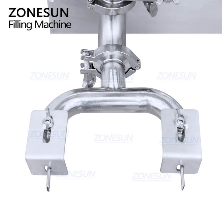 filling nozzles of cake injector filling machine