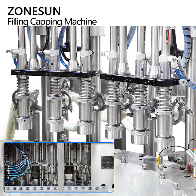 filing system of doypack filling machine with spout