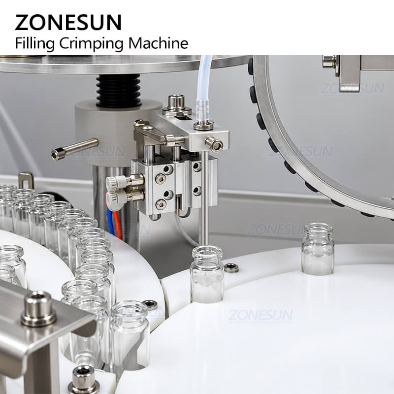 système de remplissage de la machine de capsulage de remplissage automatique de table