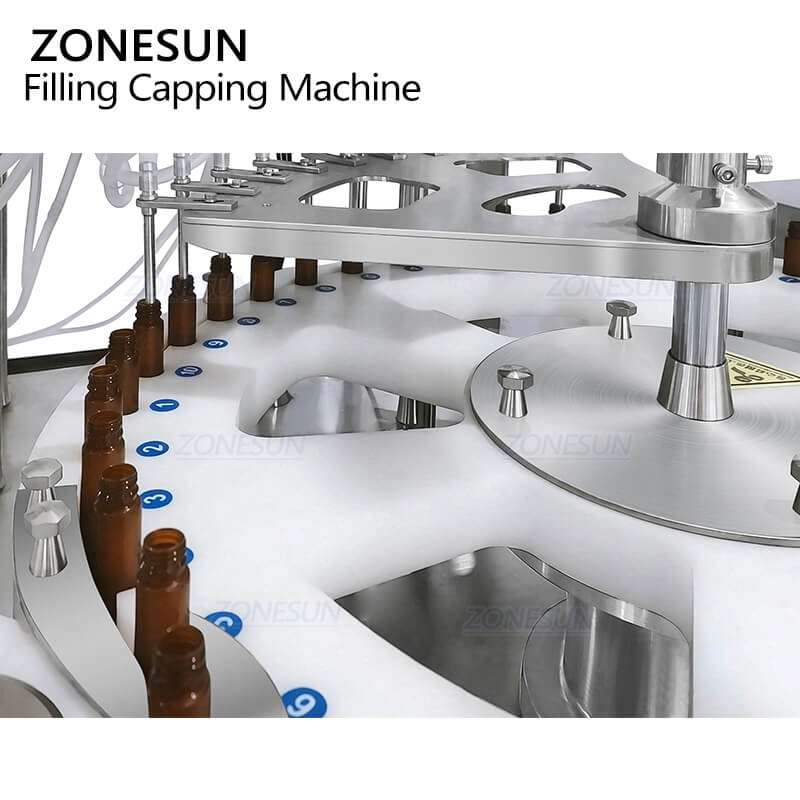 filling system of high speed vial filling and capping machine