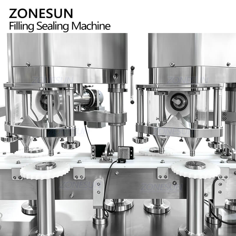 filling system of vial powder filling and sealing machine